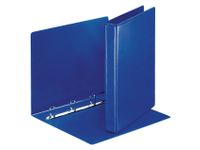 Presentatie Ringband Esselte 4 rings A4 25mm D-mech Panorama Blauw