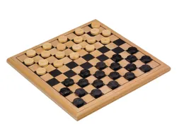Damspel Longfield Games hout 30x30cm