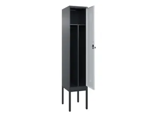 locker voor scheiding van kleding,HxBxD 2120x400x500mm,1vak - 1