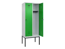locker,HxBxD 2120x800x500mm,2vak,vak B 400mm,draaigrendel