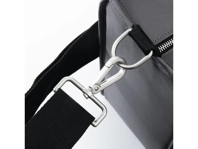 Bureautas Sigel voor hybride werken Premium M donkergrijs 360x280x150