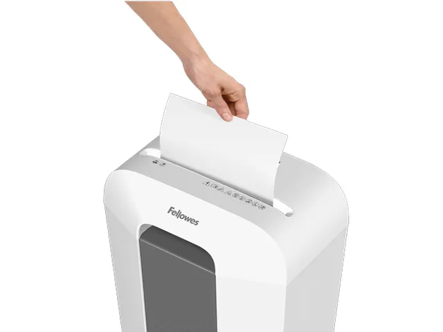 Papiervernietiger Fellowes LX50 4x37mm wit