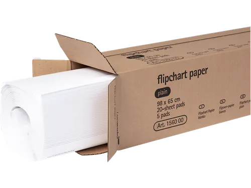 Flipoverpapier Legamaster blanco 20vel 5 Stuks