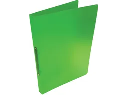 ringmap voor A4 PP 2 ringen 16 mm transparant groen