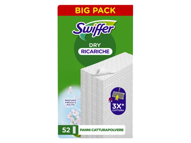 Vloerwisdoekjes Swiffer navulling droge doekjes 52 stuks