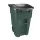 BRUTE Rolcontainer met deksel 189.3 Liter Groen Zwart