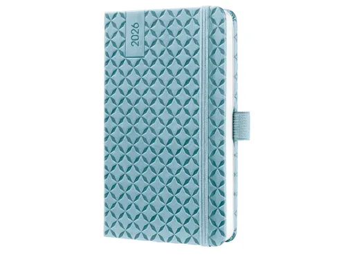 Weekagenda Flair A6 2026 (NL/FR/EN/DU) Sky Blue Hardcover