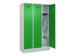 locker,HxBxD 1950x1200x500mm,3vak,vak B 400mm,cil.-slot,sokkel