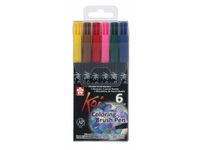 Koi brushpen Coloring Brush Pen, etui 6 stuks