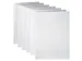 Carte de correspondance Papicolor double 105x148mm blanc perle métall