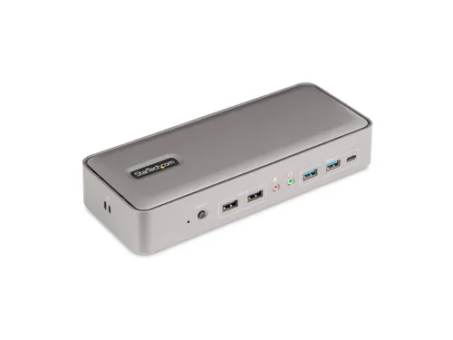Dual-laptop USB-C KVM docking station dual 4K 60Hz DisplayPort dock