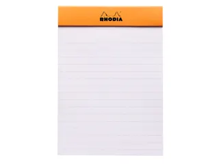 Schrijfblok Rhodia A6 lijn 80 vel 80gr oranje - 3