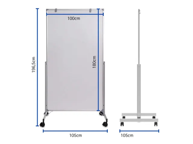 Mobiel Whiteboard MAULpro Easy2move 100x180cm