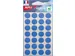 Ronde Etiketten in Etui Diameter Ø15mm, Blauw, 168 Stuks, 28 per Blad