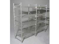 Aluminium Inhaakstelling Basisveld 1800x1000x600mm 4roosterlegborden