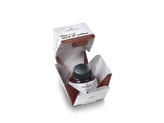 Inktpotje Sheaffer bruin inkt met koffiegeur 50ml