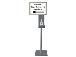 Desinfectiezuil 150 cm clicklijst A3 - 2