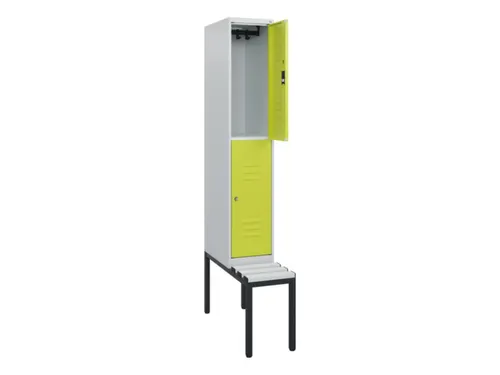 Dubbeldekse dekenkist,HxBxD 1950x300x815mm,1x2vak.,vak B 300mm