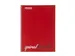 spiraalschrift A4 80 blad gelijnd rood
