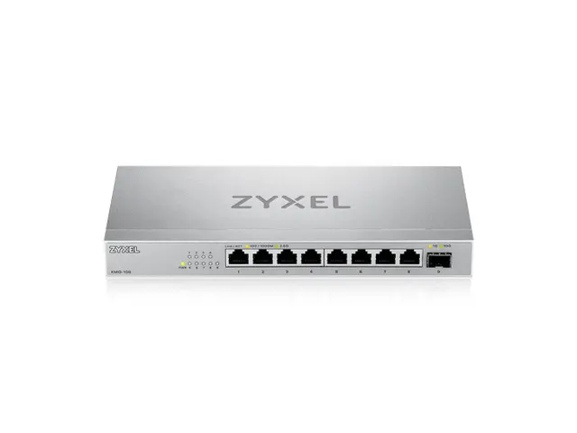 Zyxel XMG-108, Unmanaged, 2.5G Ethernet (100/1000/2500), Ophangsysteem