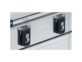 Transportkist Aluminium 60l 385x 600x 400mm 2wielen 3-delige Trekgreep - 4