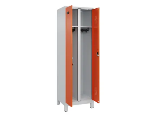 locker voor scheiding van kleding,HxBxD 1950x600x500mm,2vak
