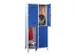dubbeldekse locker,HxBxD 1850x800x500mm,2x2vak.,RAL7035,front RAL5010