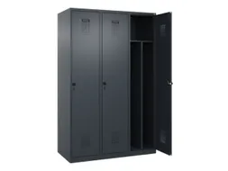 locker voor scheiding van kleding,HxBxD 1850x1200x500mm,3vak