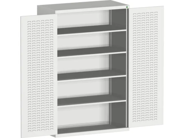 kast met sleufplaat,HxBxD 2000x1300x650mm,4xStalen bodem