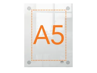 Infobord Nobo Premium Plus A5 acryl wand - 7