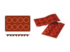 Silikomart Siliconen 1/3 GN Bakmat SILICON FLEX Savarin Ø65 SF011