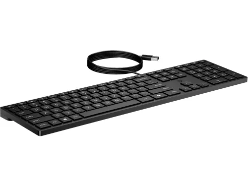 HP Desktop 320K toetsenbord met kabel azerty zwart
