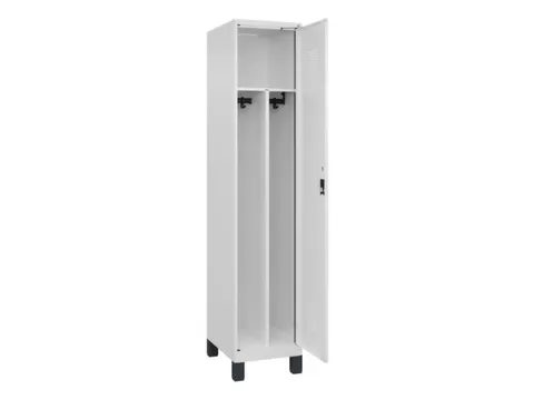 locker voor scheiding van kleding,HxBxD 1950x400x500mm,1vak