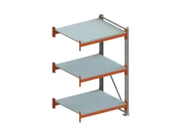 Breedvakstelling Aanbouwveld 2200x1385x1100mm 3 Stalen Legborden