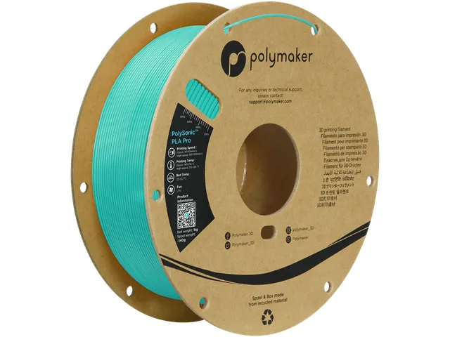 Polysonic PLA PRO HS TOUGH 1,75mm teal groen blauw 1kg