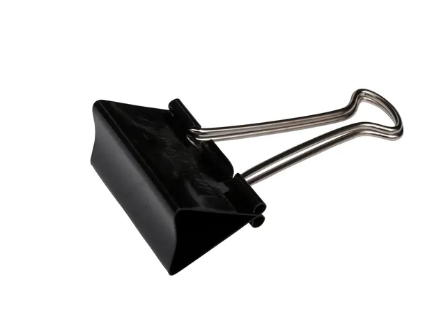 Papierklem MAUL 215 foldback 51mm capaciteit 25mm zwart