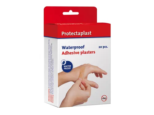 Waterafstotende bruine pleisters Protectaplast assorti 20 stuks