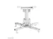 Support de plafond pour vidéoprojecteur Neomounts CL25-530WH1 blanc