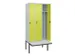 locker voor scheiding van kleding,HxBxD 2120x900x815mm,3vak