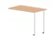 table de rallonge,haut. régl.,HxlxP 720-840x1000x600mm,NE-érable