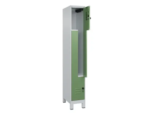 Z-garderobekast,HxBxD 1950x300x500mm,vak B 150/300mm,draaigrendel