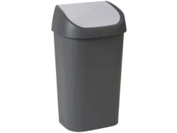 Afvalbak Mistral swing 50 liter Antraciet