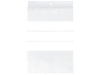 gripzak Raadhuis 80x120mm met schrijfvlak, doos a 12000 stuks - 1