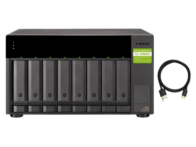 8x 2.5 inch/3.5 inch SATA, 1x USB 3.2 Gen 2 Type-C, 250 W PSU, 100-240