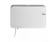 White Quartz duo toiletrolhouder Compact