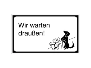 aanwijzingsbord,Geen toegang voor honden!,PVC,wit,om te verlijmen - 1