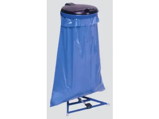 Afvalverzamelaar 1000x490x490mm 120 liter Zak Voetpedaal Frame Ral5010 - 1