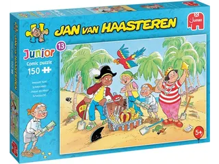 Puzzel Jan van Haasteren Junior 13 Treasure Hunt 150 stukjes - 1