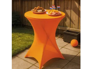 Tafelrok BRASQ voor statafel 80cm oranje - 2