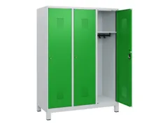 schoollocker,HxBxD 1630x1200x500mm,3vak,vak B 400mm,cil.-slot,voeten